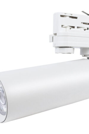 Biały Reflektor szynowy GU10 3F ID biały