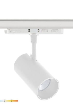 Reflektor LED 35W biały na szynę 3-fazową – Ra ≥90, 3 barwy światła, kąt 36° - Biały