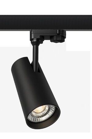 Regulowana lampa szynowa LED 23W, 4500K, czarna