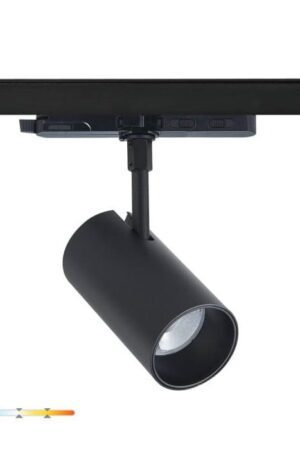 Reflektor LED 35W na szynę 3-fazową – 3 barwy światła, CRI ≥90, czarny