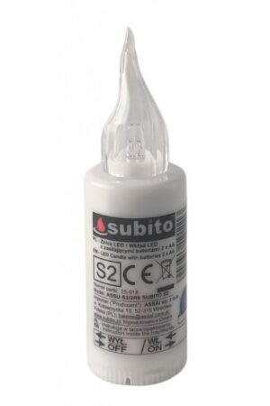 Wkład LED do zniczy biały do 1440h 1szt.