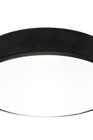 PLAFON LED 60W 4000K okrągły czarny 60cm