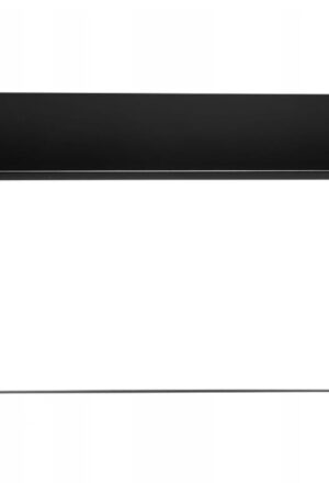 PLAFON LED 36W 4000K czarny kwadrat 40cm