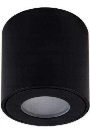 Oprawa punktowa GU10 IP54 80×84 czarna