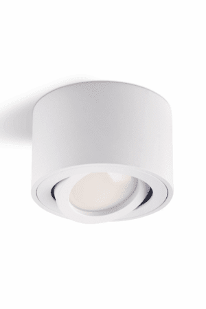 Oprawa natynkowa GU10 biały – elegancka, ruchoma oprawa sufitowa