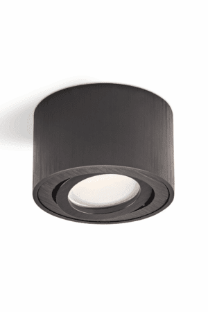 Oprawa natynkowa GU10 czarny – elegancka, ruchoma oprawa sufitowa